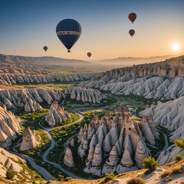 Quelle croisière propose des randonnées pour découvrir les paysages lunaires de Cappadoce?